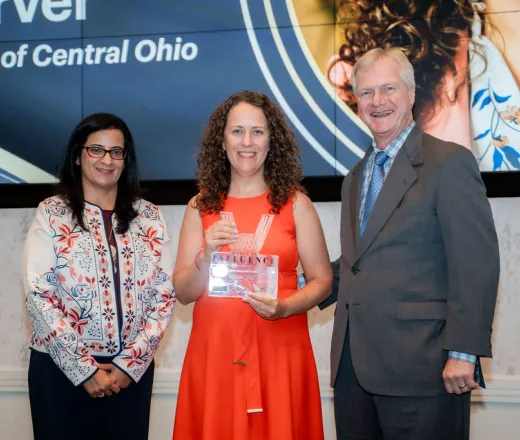 Melissa Garver, YMCA of Central Ohio Chief Development Officer, celebrated as a 2025 Women of Influence