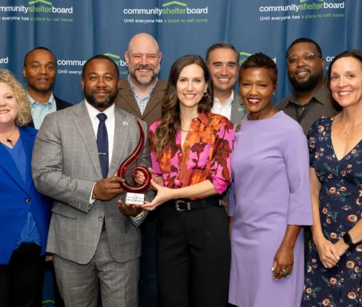 CSB Award featuring Shelter Providers in Columbus